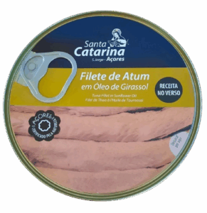 Filete de atum em óleo de girassol 850g