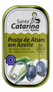 Posta de atum em azeite