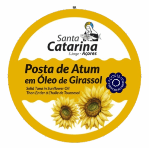 Posta de atum em óleo de girassol